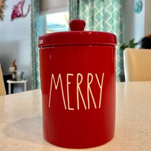 🎄Rae Dunn MERRY Mini Canister